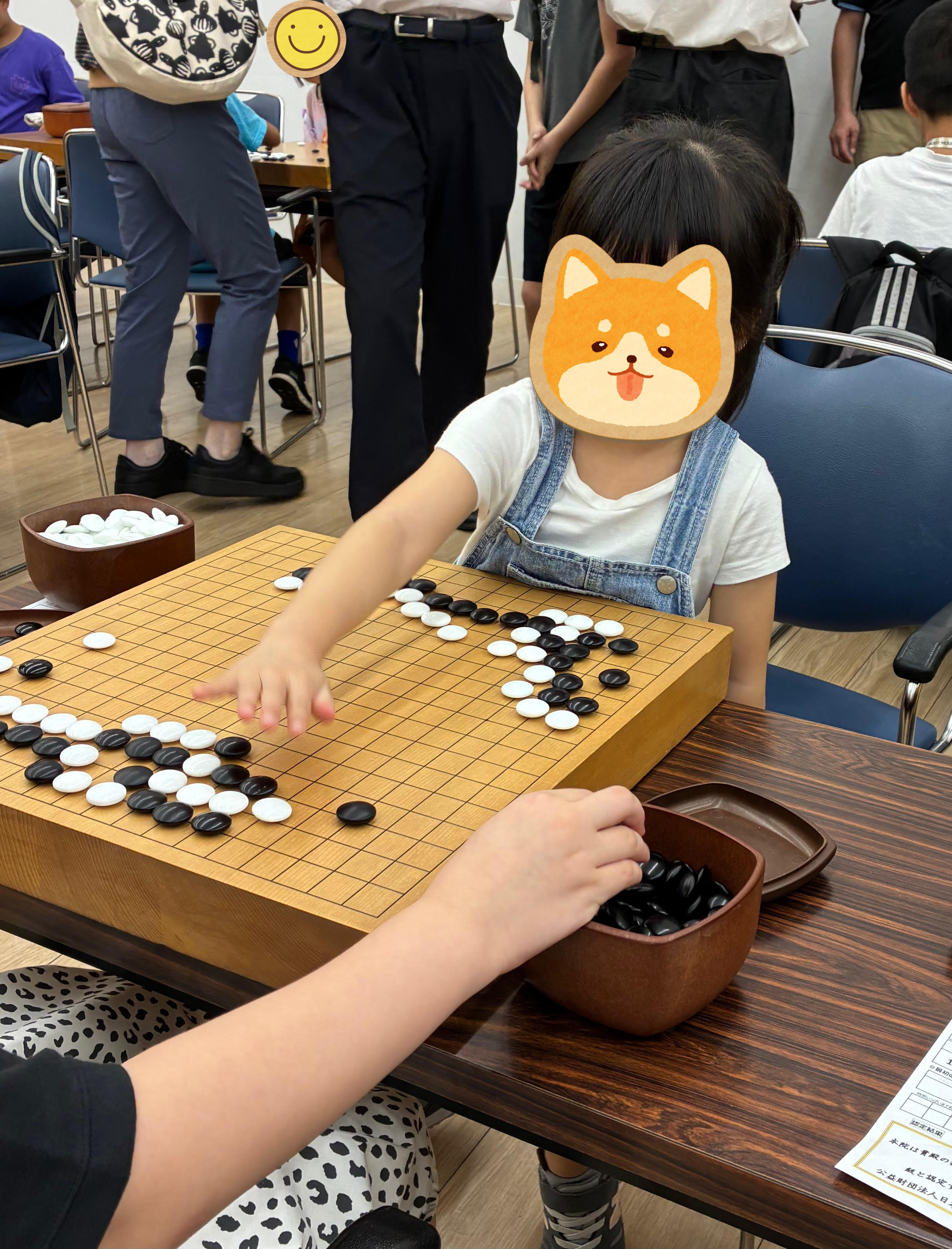 日本棋院での会場風景