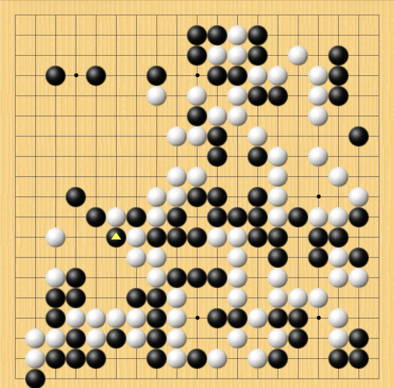 棋聖戦・第６局　終局図