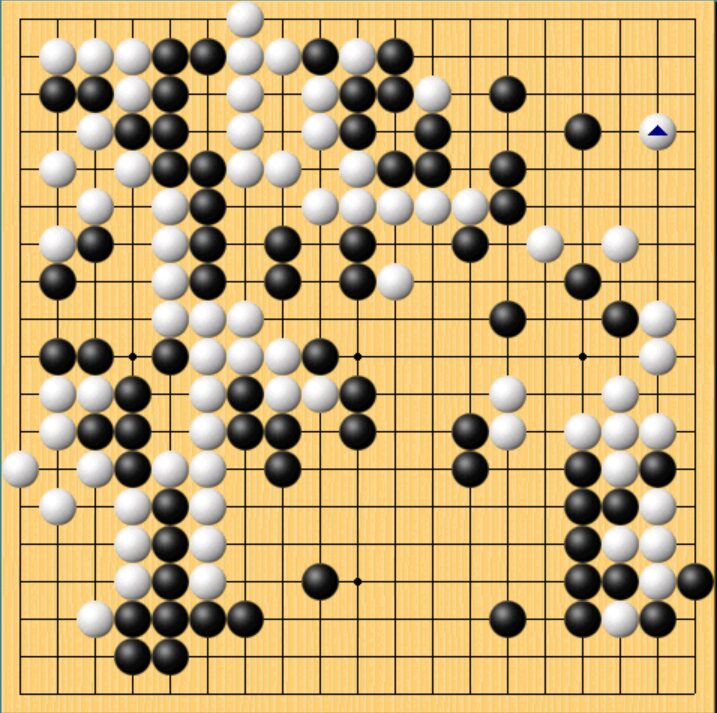 十段戦第三局・終局図