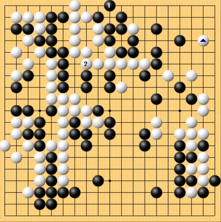 十段戦第三局・１図